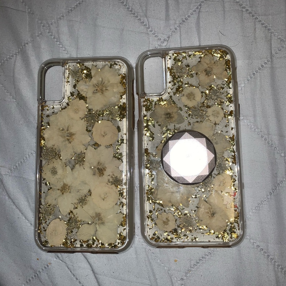 Protective iPhone X/Xs floral case